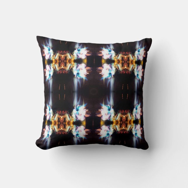 Coussin Feu de joie | Carreaux de miroir | (Recto)
