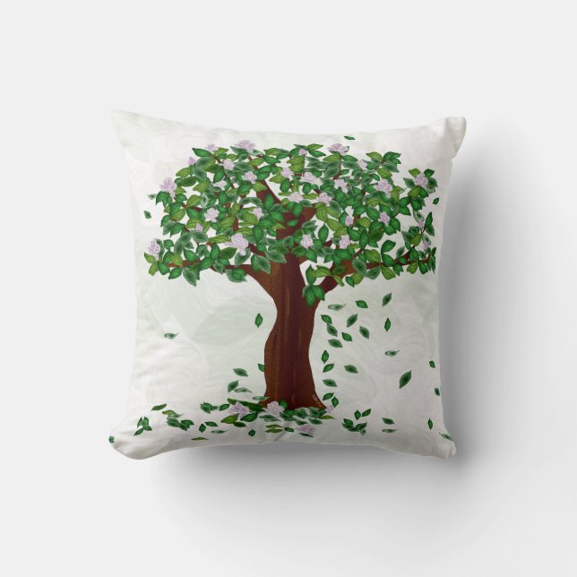 Coussin Feu de l'arbre Magnolia PIllow (Recto)