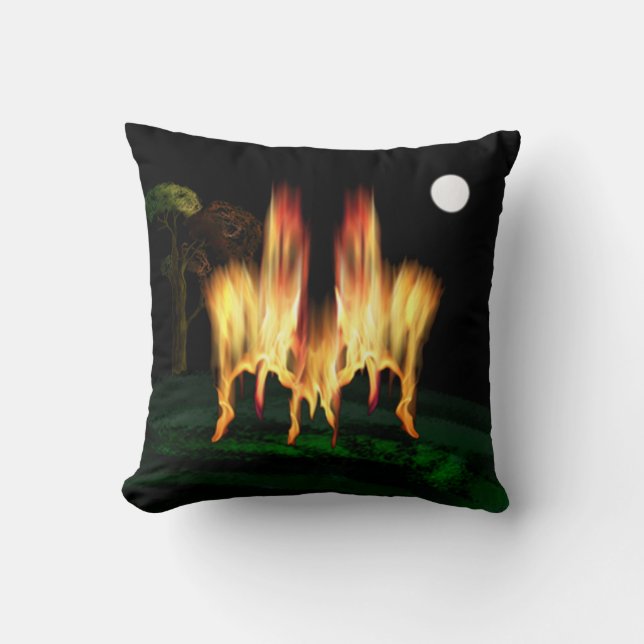 Coussin Feu d'incendie (Recto)