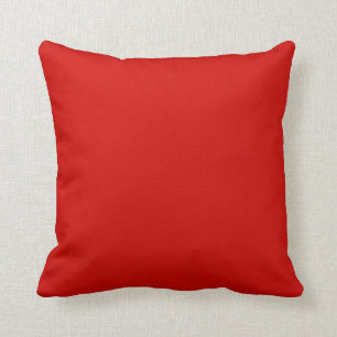 Coussin Feu rouge massif brique tamarillo cerise rouge