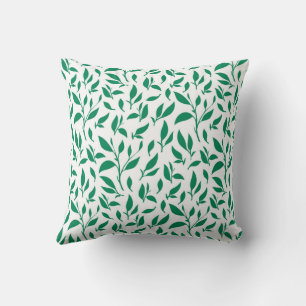 Coussin Feuillage de cottage botanique élégant et stylé