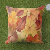 Coussin Feuillage des feuilles d'automne (Herbe)
