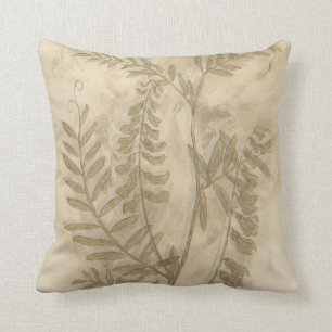 Coussin Feuillage doré I