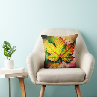 Coussin Feuille