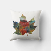 Coussin Feuille, Autumn magique Leaf Art Cushion (Verso)