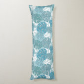 coussin feuille bleu (Dos (Vertical))