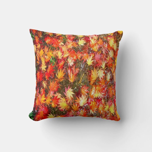 COUSSIN FEUILLE D'AUTOMNE (Recto)