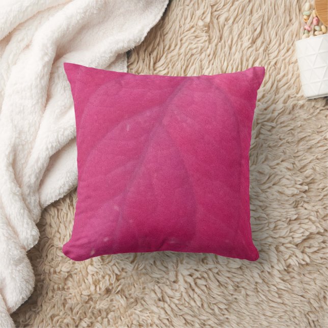 Coussin Feuille d'automne pourpre (Couverture)