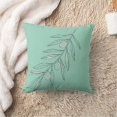 Coussin Feuille de branche d'olive (Couverture)