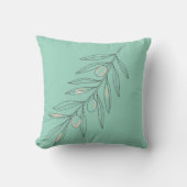 Coussin Feuille de branche d'olive (Recto)