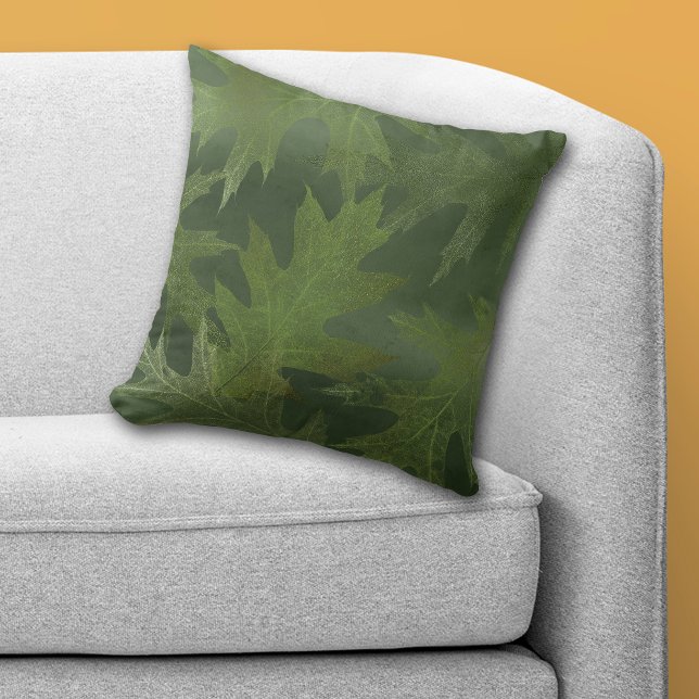 Coussin Feuille de chêne vert (Créateur téléchargé)
