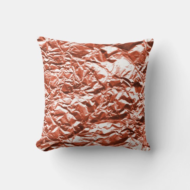 Coussin Feuille de cuivre (Recto)