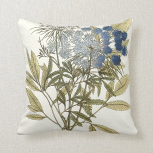 Coussin Feuille de dentelle - fleurs et verdure