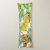 Coussin feuille de palme exotique (Dos (Vertical))