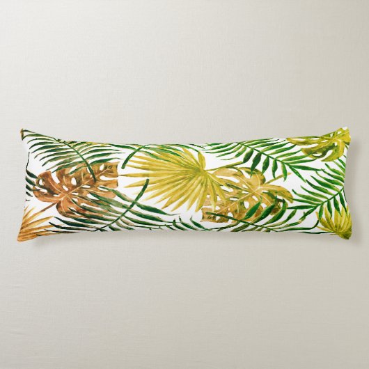 Coussin feuille de palme exotique (Devant)