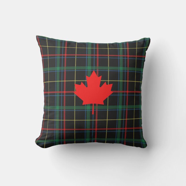 Coussin Feuille d'érable canadienne (Recto)