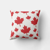 Coussin Feuille d'érable canadienne (Verso)