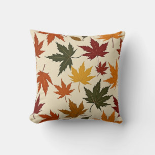 Coussin Feuille d'érable d'automne