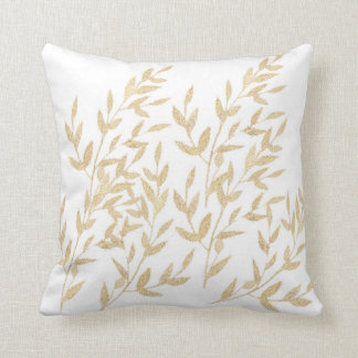 Coussin feuille d'or