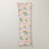 coussin feuille pastel (devant Vertical)