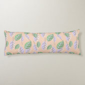 coussin feuille pastel (Dos)