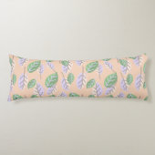 coussin feuille pastel (Devant)