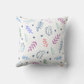 COUSSIN FEUILLE PASTEL MODERNE (Verso)