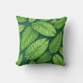 Coussin feuille vert (Recto)