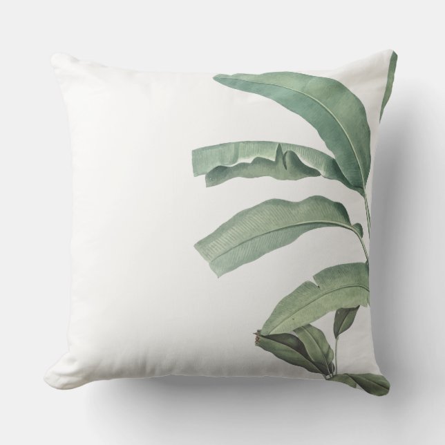 Coussin Feuille vert (Recto)