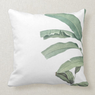 Coussin Feuille vert