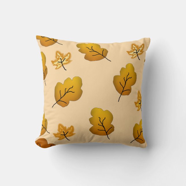 Coussin feuilles (Recto)