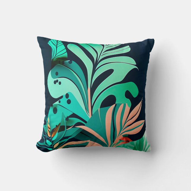 Coussin feuilles (Recto)