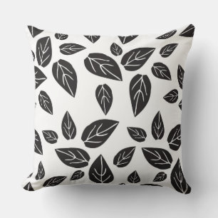 Coussin Feuilles à motifs
