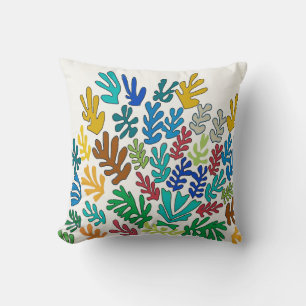 Coussin Feuilles Abstraits de la jungle
