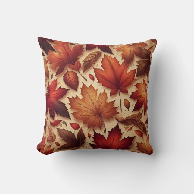 Coussin Feuilles automnales Wall Art (Recto)