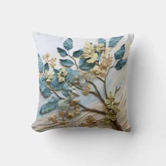 Coussin Feuilles balnéaires