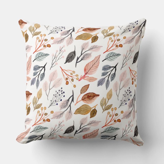 Coussin feuilles d'arbre (Recto)