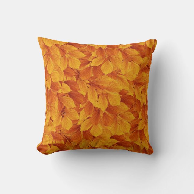 Coussin Feuilles d'automne (Recto)