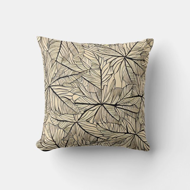 Coussin Feuilles d'automne (Recto)