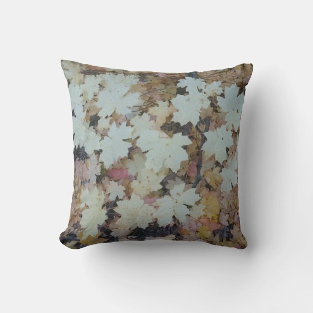 Coussin Feuilles d'automne (Recto)