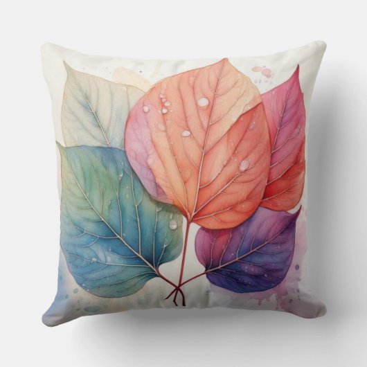 Coussin Feuilles d'automne (Verso)