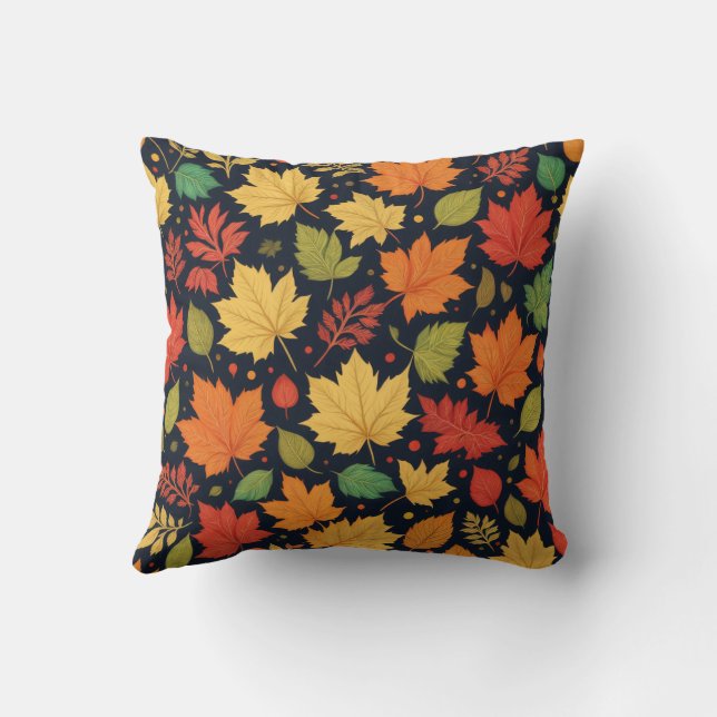 Coussin Feuilles d'automne (Verso)