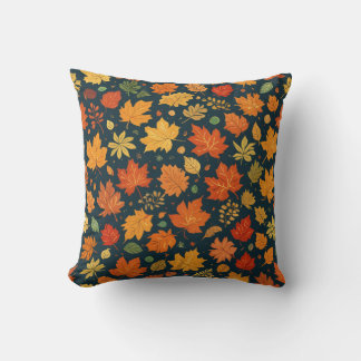 Coussin feuilles d'automne chaudes Cushion