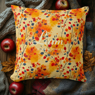 Coussin Feuilles d'automne chaudes et grasses | Cosy Décor