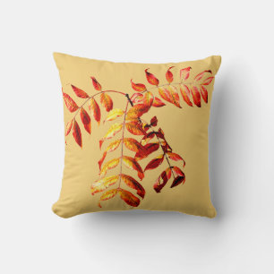 Coussin Feuilles d'automne dorées
