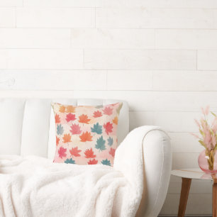 Coussin Feuilles d'automne jolies et colorées