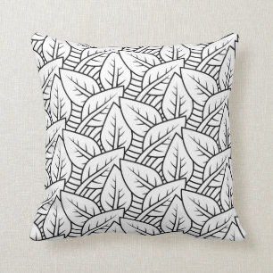 Coussin Feuilles d'automne modernes