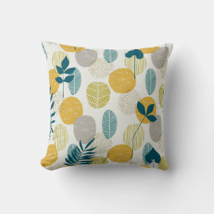 Coussin Feuilles d'automne, motif vintage sans soudure.