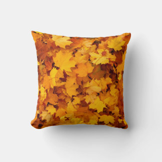 Coussin Feuilles d'automne personnalisées