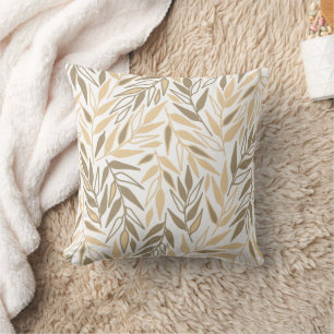 Coussin Feuilles de brindilles.